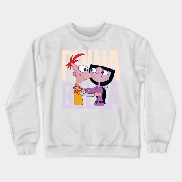 Phinabella Crewneck Sweatshirt by polliadesign